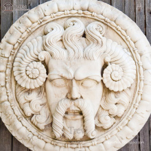 Classic Religious Wall Handcarved Marble Relief Statue Sculpture for Decor